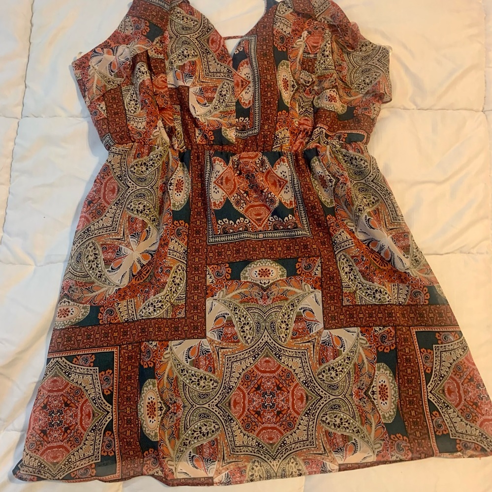 BCBGeneration pattern mini dress